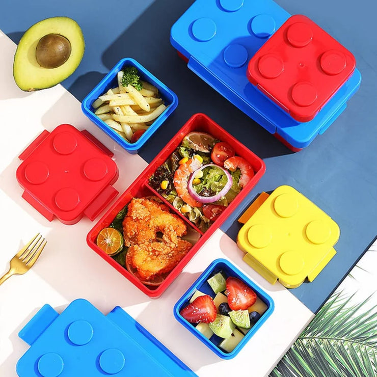 LEGO Blocks Design BPA-Free Bento Lunch Box