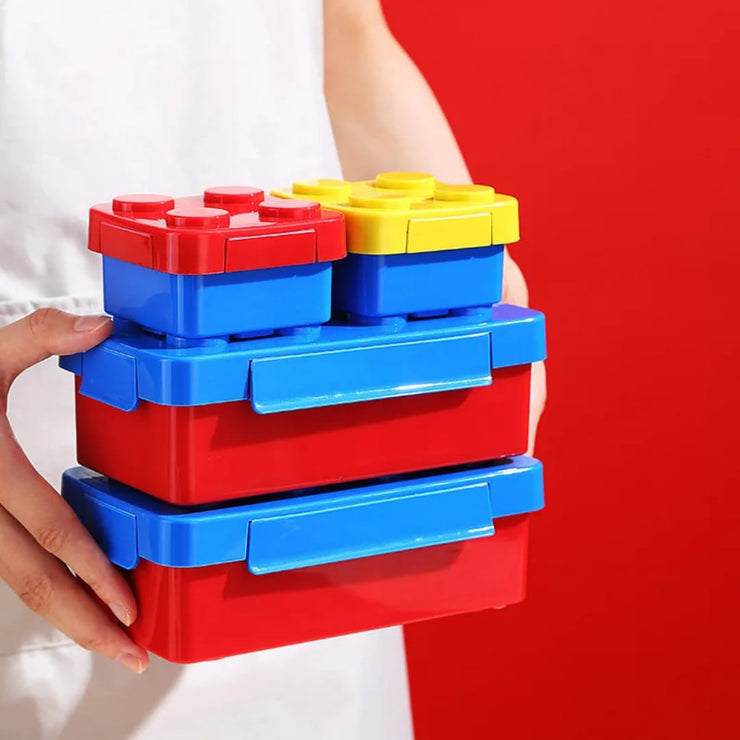 LEGO Blocks Design BPA-Free Bento Lunch Box