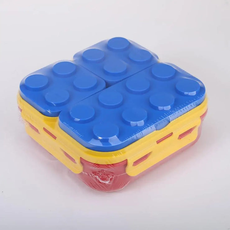 3-Compartment LEGO Style BPA-Free Plastic Lunch Box