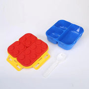 3-Compartment LEGO Style BPA-Free Plastic Lunch Box