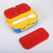 3-Compartment LEGO Style BPA-Free Plastic Lunch Box