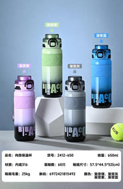 650 ml Stainless Steel Sports Water Bottle