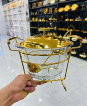 4L Heat-Resistant Glass Buffet Stove