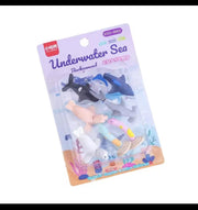 Underwater Sea Animals Erasers Set – Cute Ocean-Themed