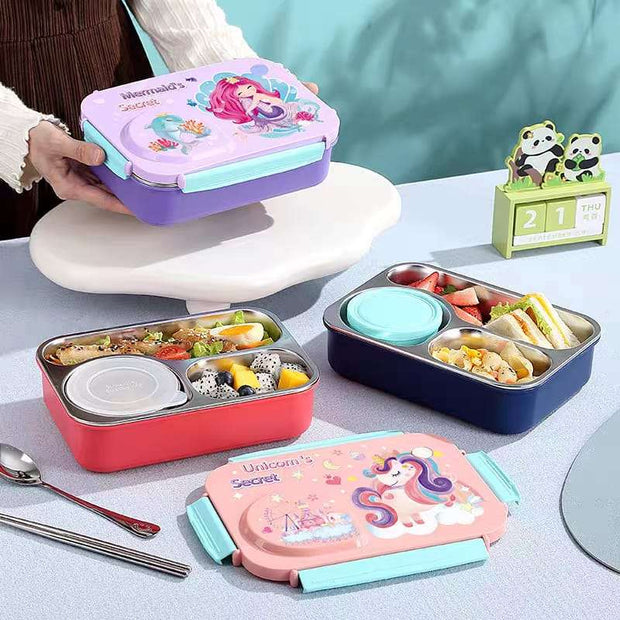 Mermaid & Unicorn Secret Insulated Lunch Box