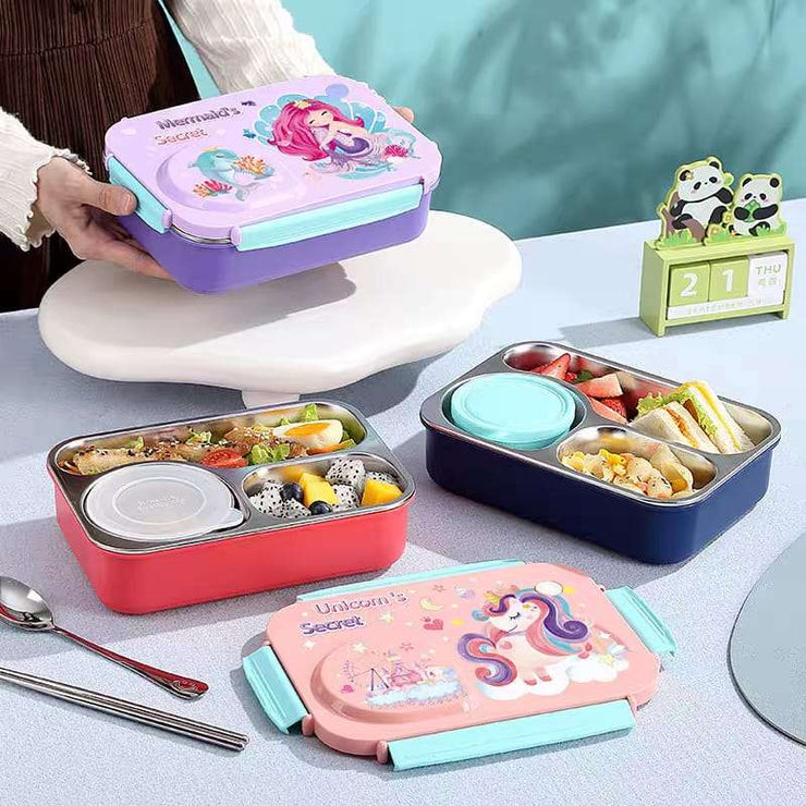 Mermaid & Unicorn Secret Insulated Lunch Box