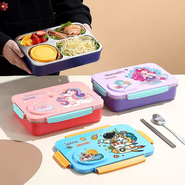 Mermaid & Unicorn Secret Insulated Lunch Box