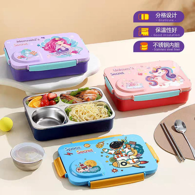 Mermaid & Unicorn Secret Insulated Lunch Box