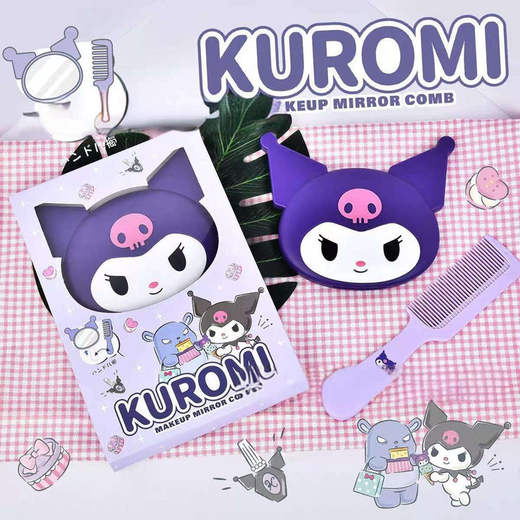 Sanrio Themed Mirror & Comb Set