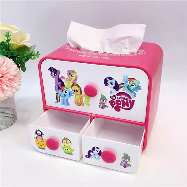 Adorable Themed Tissue Box & Organizer Set 
