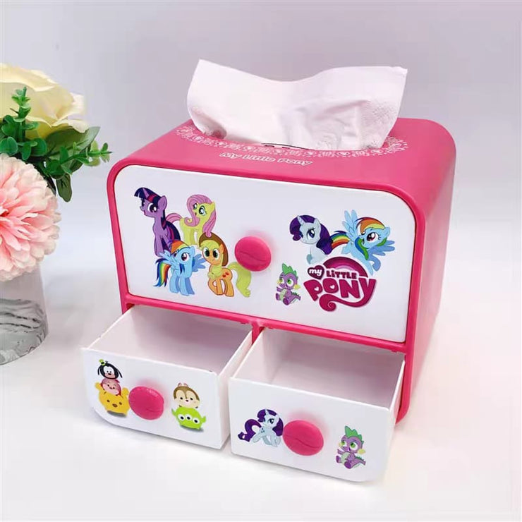 Adorable Themed Tissue Box & Organizer Set 