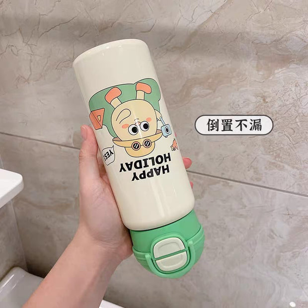 600ml Cute 316 Stainless Steel Water Bottle