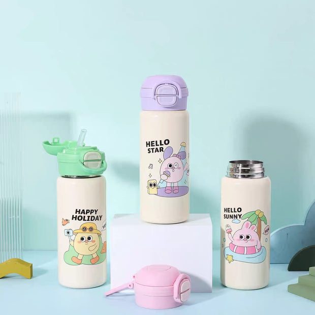 600ml Cute 316 Stainless Steel Water Bottle