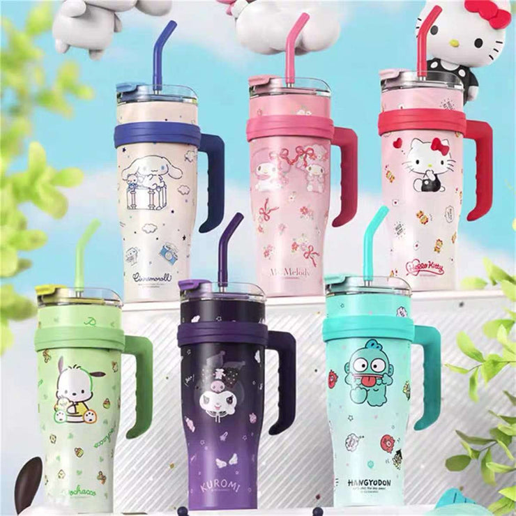 Cartoon-Themed 1200ml Stainless Steel Tumbler