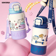 Happy Power! 500ml 316 Steel Kids' Water Bottle