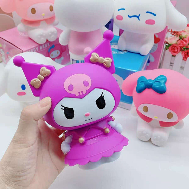 Sanrio Character Coin Banks - Kuromi, Hello Kitty, My Melody & Cinnamoroll