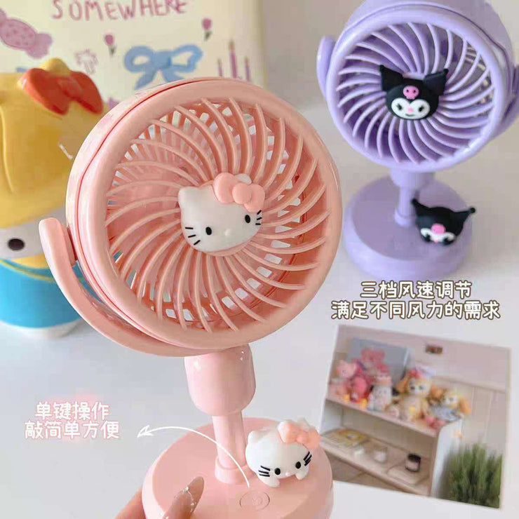 3-Speed Mini Desk Fan