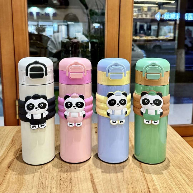  Steel Vacuum Flask - Dual Drinking Modes (Straw & Direct Sip)