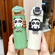 Steel Vacuum Flask - Dual Drinking Modes (Straw & Direct Sip)