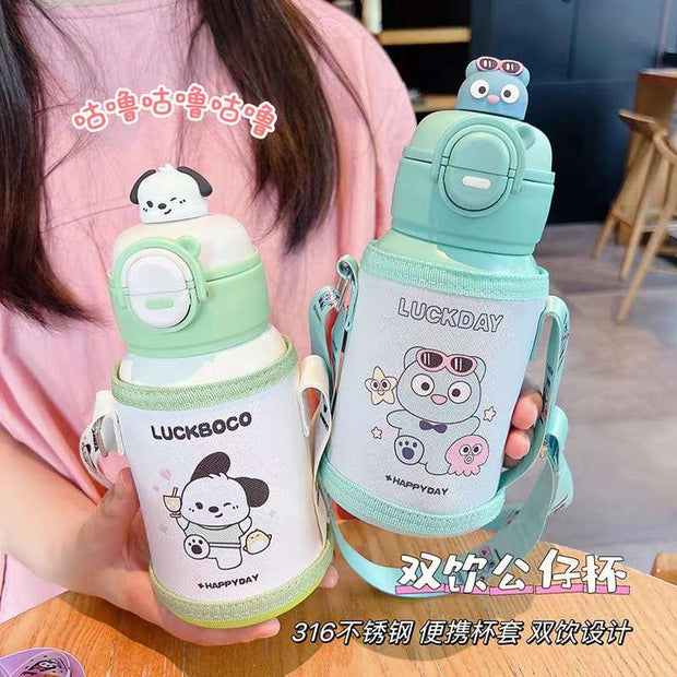 "HappyDay" 316 Stainless Steel Water Bottle