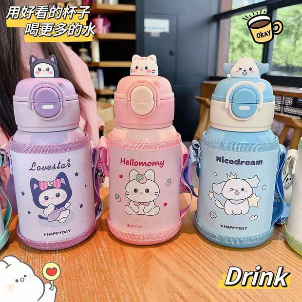 "HappyDay" 316 Stainless Steel Water Bottle