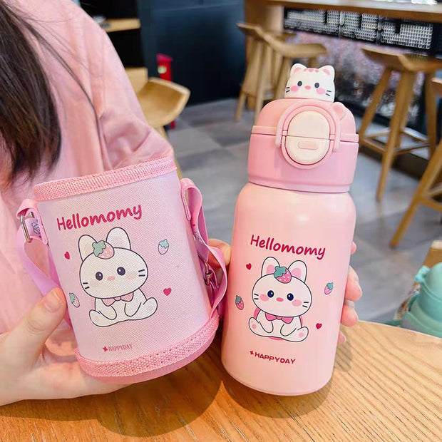 "HappyDay" 316 Stainless Steel Water Bottle