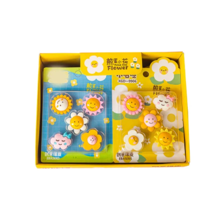 Cute Character Eraser Set