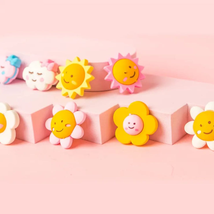 Cute Character Eraser Set