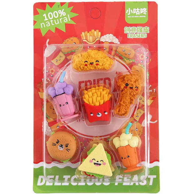 Eraser Set - Cute & Creative Character Erasers