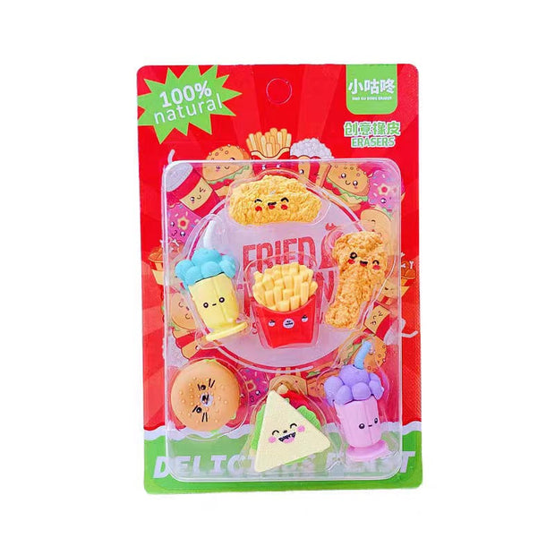 Eraser Set - Cute & Creative Character Erasers