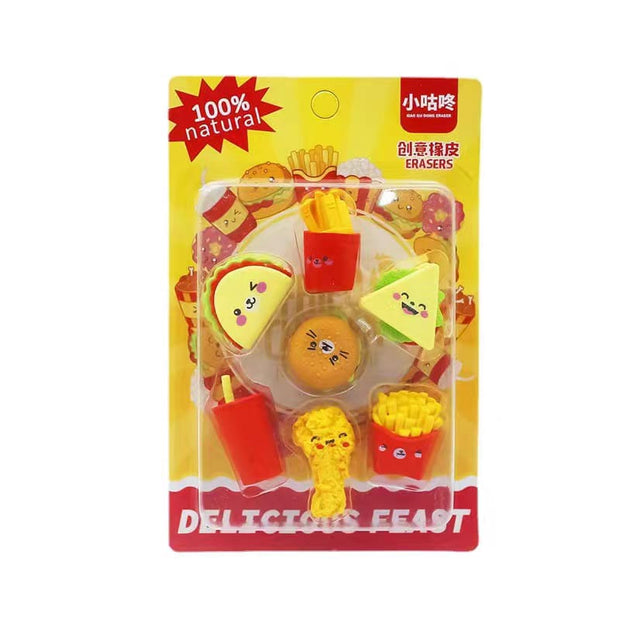 Eraser Set - Cute & Creative Character Erasers