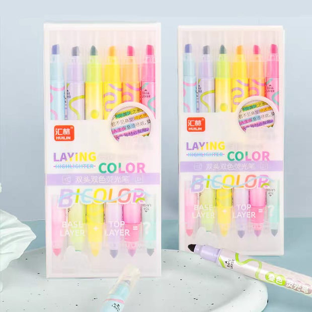 BICOLOR Double-Tipped Highlighters