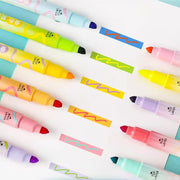 BICOLOR Double-Tipped Highlighters