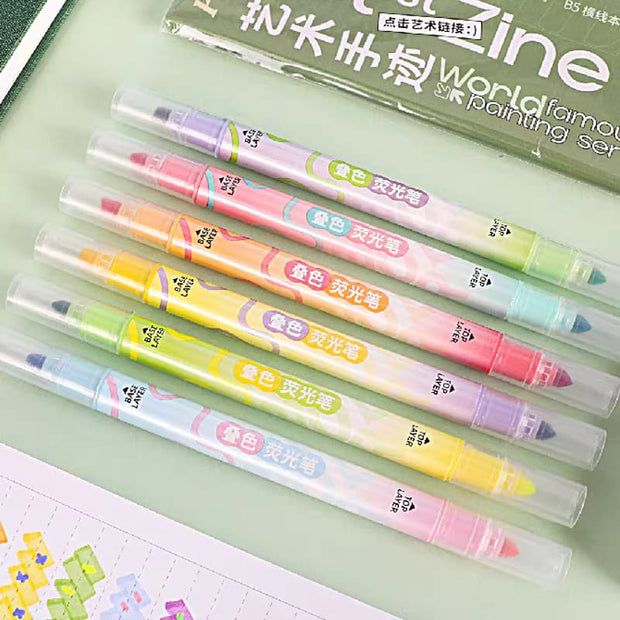 BICOLOR Double-Tipped Highlighters