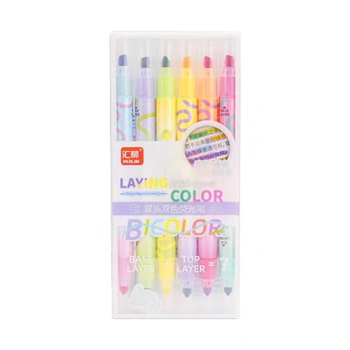 BICOLOR Double-Tipped Highlighters