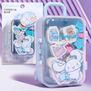 Sanrio Character Travel Case Eraser Set 