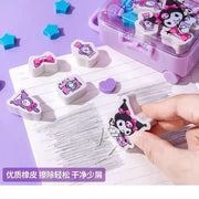 Sanrio Character Travel Case Eraser Set 