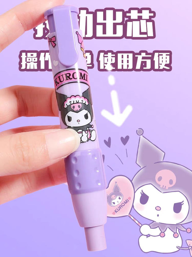 Sanrio Push-Pop Eraser Collection – Hello Kitty, My Melody & Cinnamoroll Cute Character Erasers | Apna Bazaar Lahore