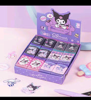 Kuromi Themed Eraser Set