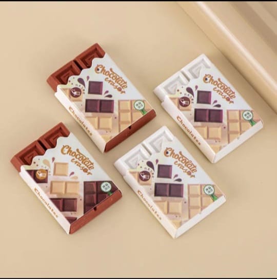 Chocolate Bar Mini Erasers