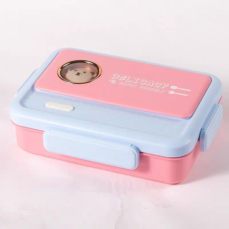 Premium Stainless Steel Lunch Box with Dual Compartments
