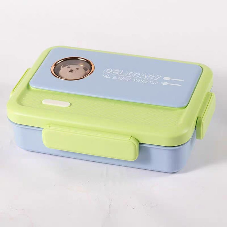 Premium Stainless Steel Lunch Box with Dual Compartments