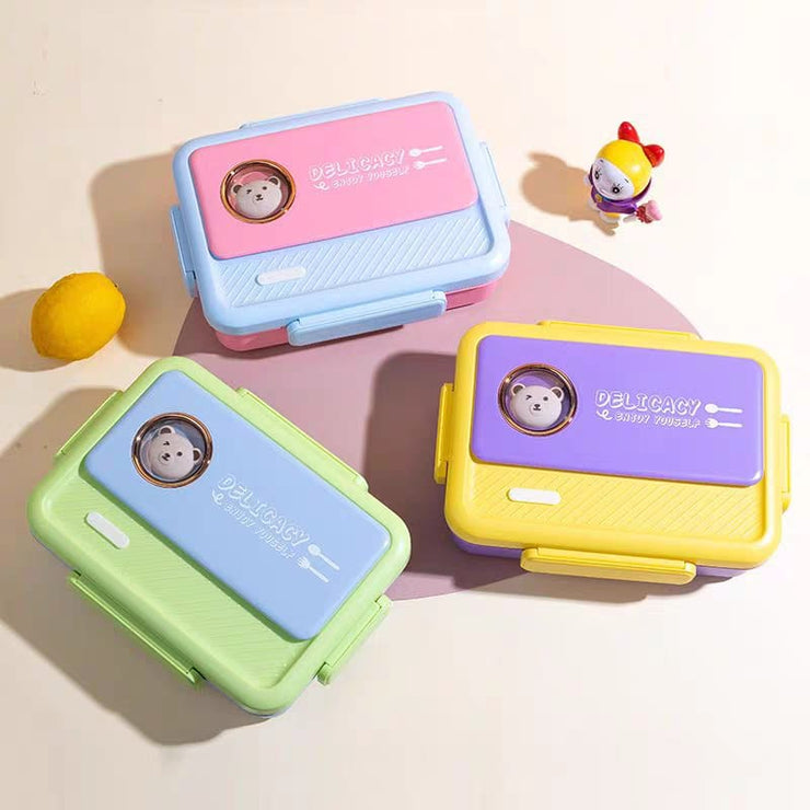 Premium Stainless Steel Lunch Box with Dual Compartments