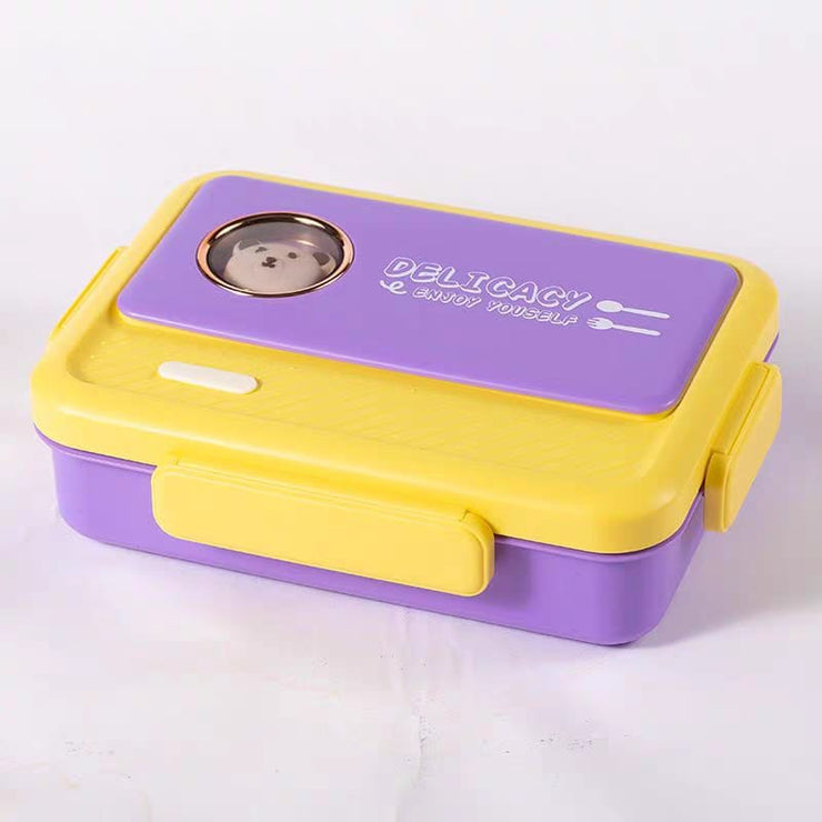 Premium Stainless Steel Lunch Box with Dual Compartments