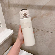Dual-Drink Water Bottle - 316 Stainless Steel with Straw & Sip Lids