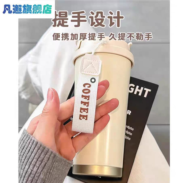 Lovely & Flower" Ceramic Coffee Cup