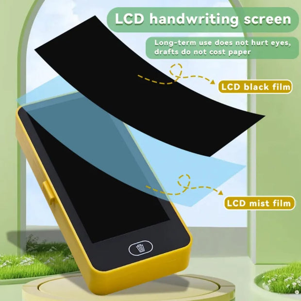 LCD Writing Pad Pencil Case