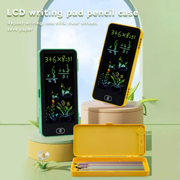 LCD Writing Pad Pencil Case