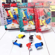 House Repair" Themed Eraser Set