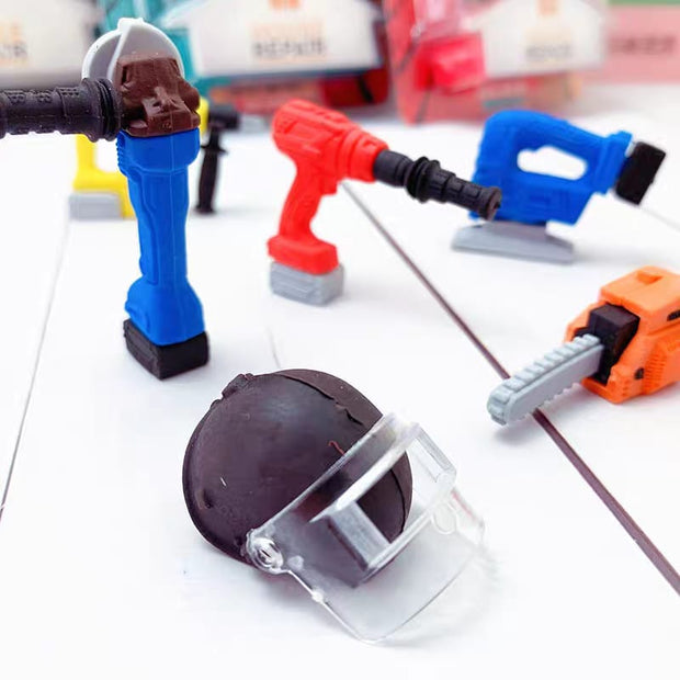 House Repair" Themed Eraser Set